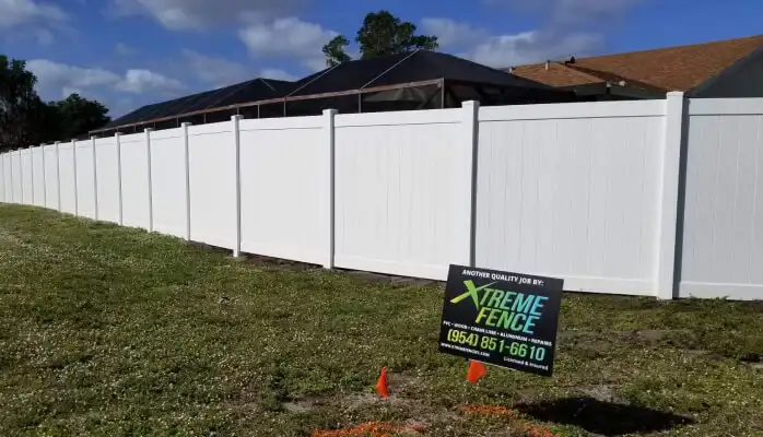 PVC Fence Installation In Broward & Palm Beach County